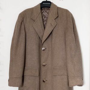 Men wool vintage coat 50s 60s